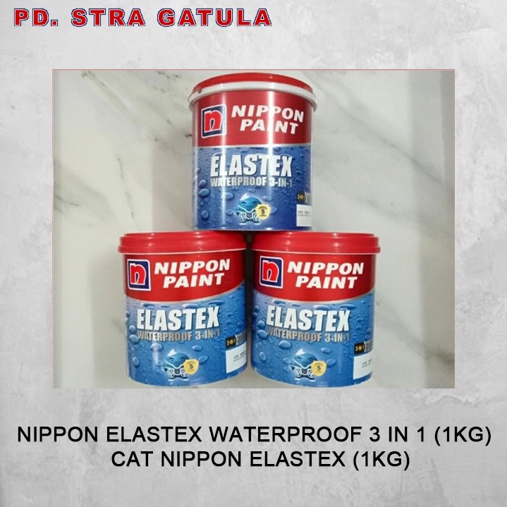 Nippon Elastex Waterproof 3 in 1 @1kg - Cat Nippon Elastex 1kg