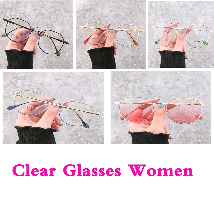 Kacamata Optikal Anti Blue Ray Bentuk Bulat Untuk Komputer