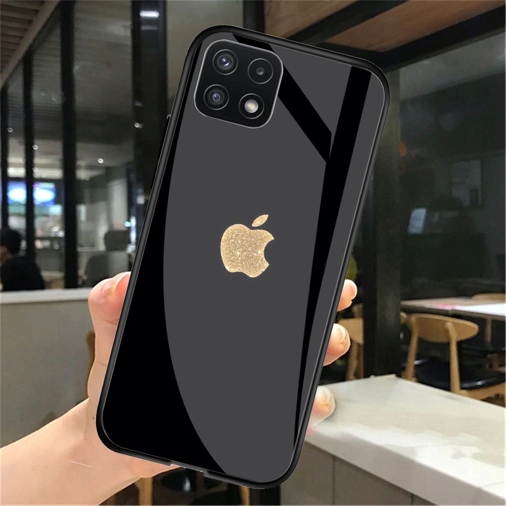 ( SC24 ) Softcase Glass Kaca Samsung A22 5G - Kesing Hp - Softcase Glass Hp Samsung A22 5G - Softcas