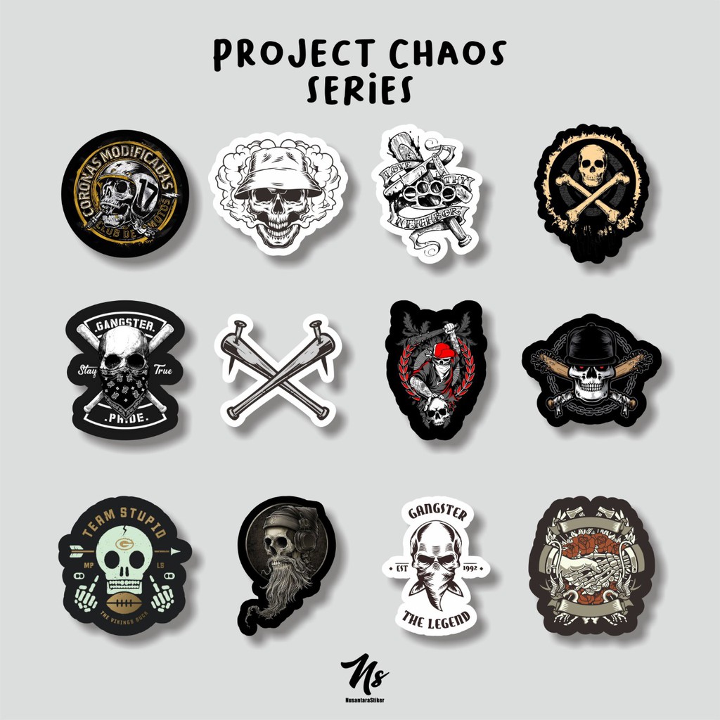 

STICKER TUMBLR PROJECT CHAOS PACKAGE STICKER AESTHETIC CASE HANDPHONE LAPTOP STIKER VINYL DECAL BUJO