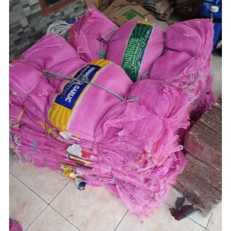 karung bekas bawang 10 karung pelindung buah kelengkeng