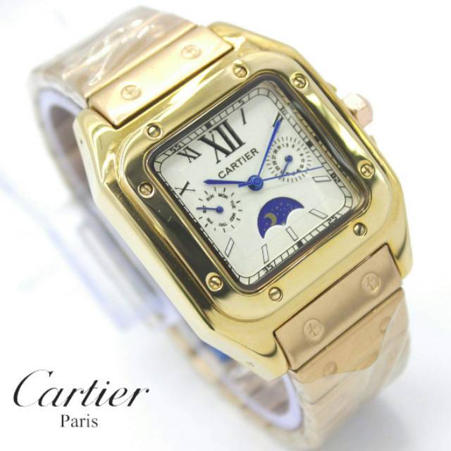 Jam Tangan Wanita Cartier Crono Aktif Super Mewah - Jam Tangan Wanita - Jam Tangan Cartier - Cartier