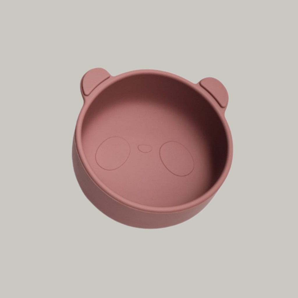 SILICONE PANDA BOWL WITH SUCTION