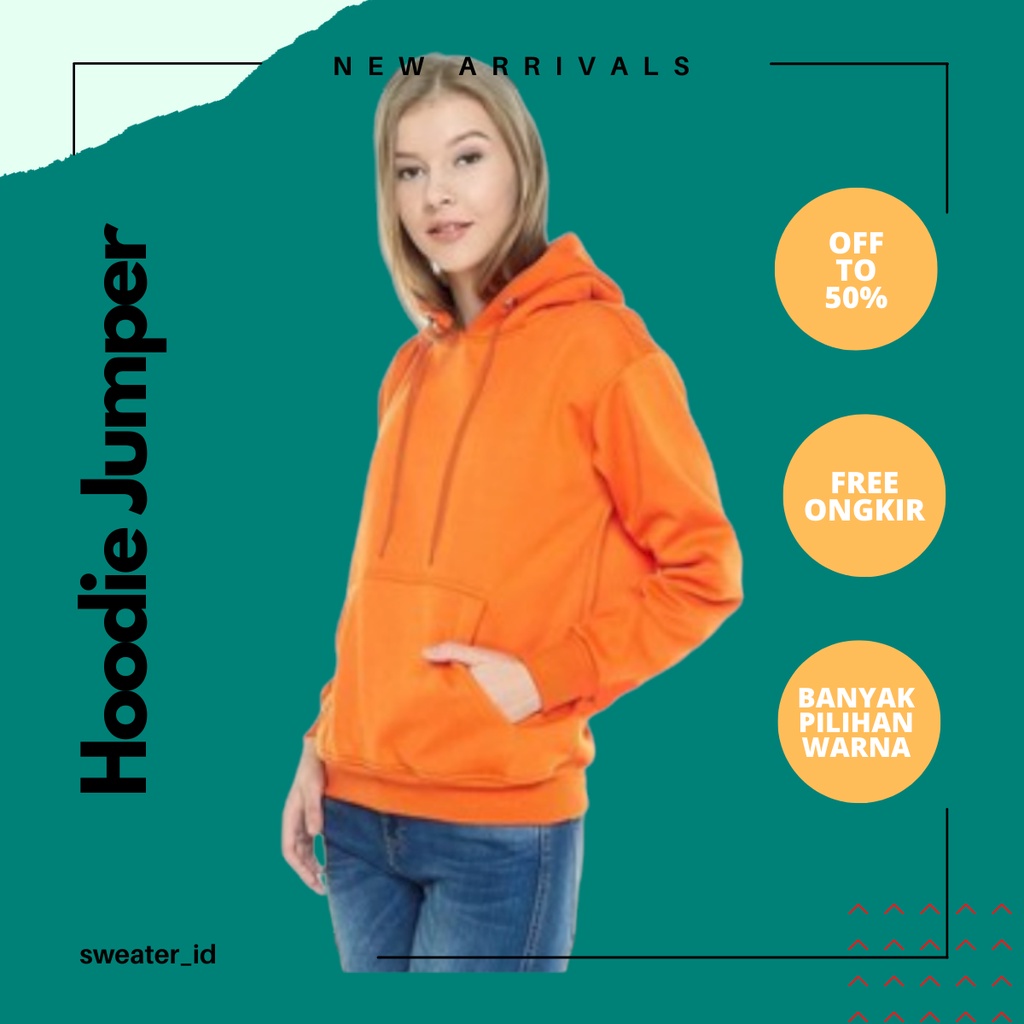 Sweater_id Hoodie Jumper Orange Polos Unisex