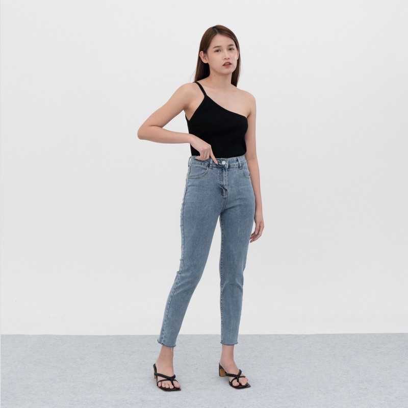 VIERLIN - Jeans 8832 - HIGHWAIST SKINNY JEANS POLOS BASIC