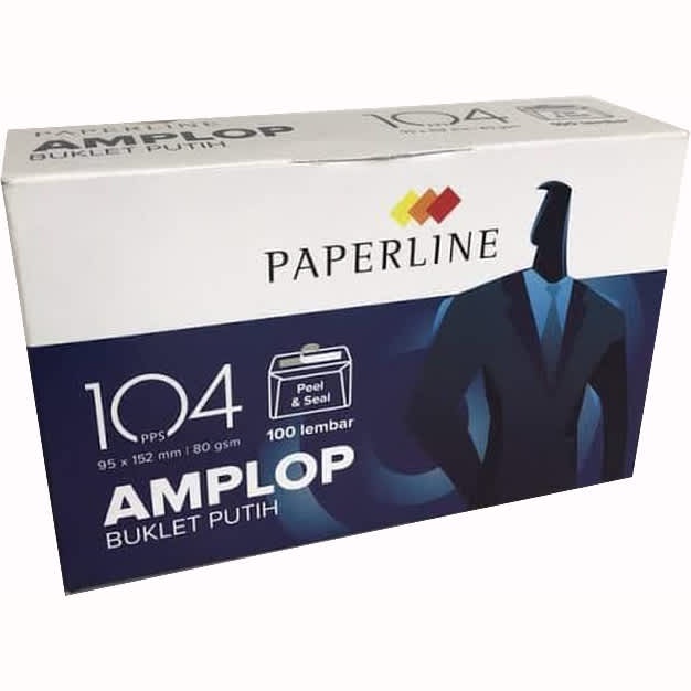 

amplop paperline buklet putih 114x162 mm