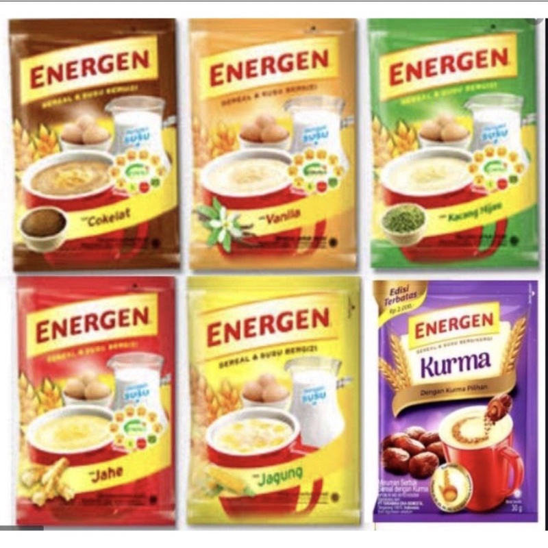 

ENERGEN 6 VARIAN RASA SATU RENTENG ISI 10PCS