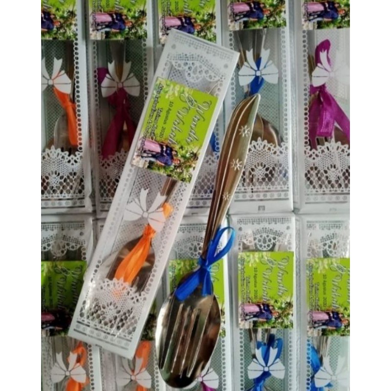 souvenir sendok kemas mika