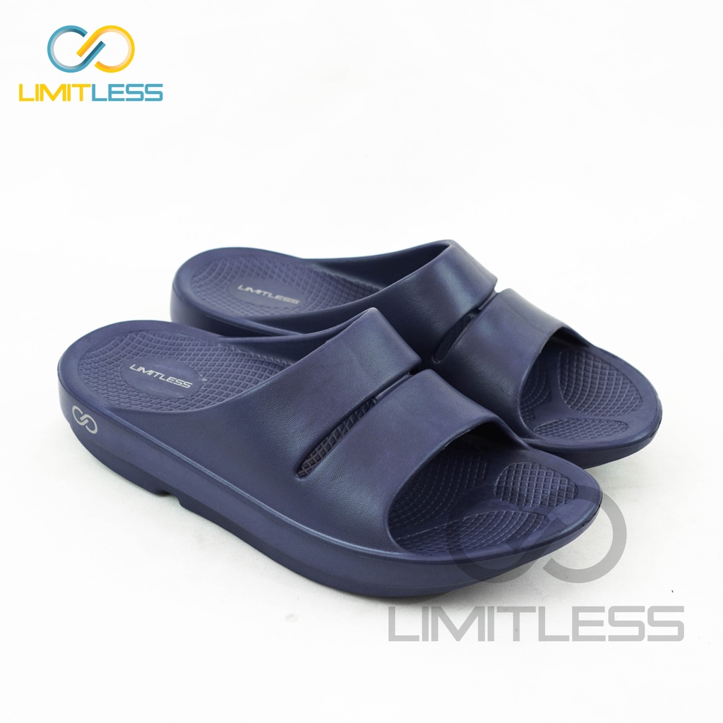 Sandal Selop Pria Karet Eva Terbaru Sendal Pria Terapi Slip On Murah Limitless Sandal Unisex Slop