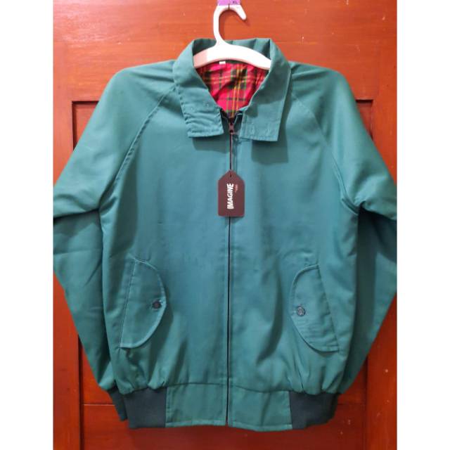 Harrington jacket polos ukuran XL lokal