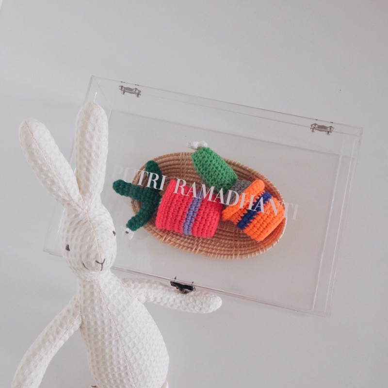 

Acrylic box - bridesmaid gift/kotak kado ultah/new born/packaging/aesthetic