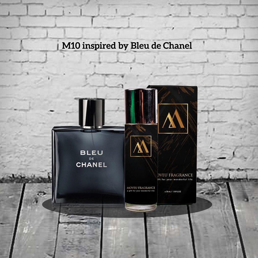 Parfum Moveu Isnpired Chanel Blue Man grade Eau de Parfume Tahan wangi 6-8 jam Prodak ORIGINAL