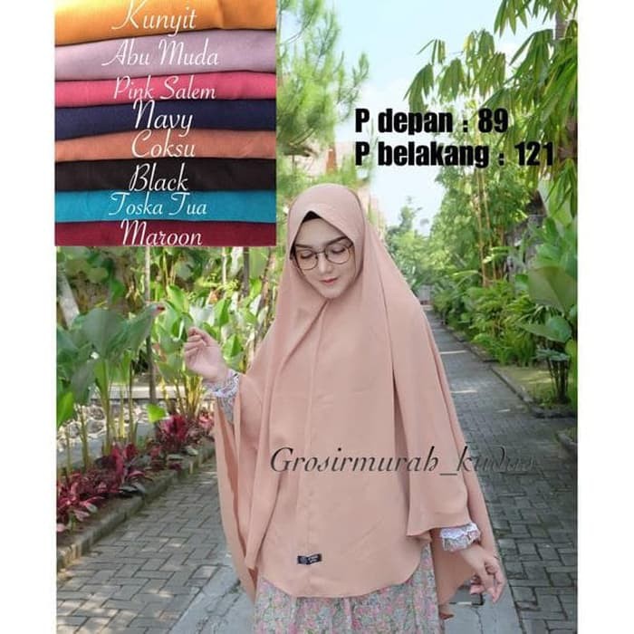 Jilbab Khimar, Jilbab Kimar SASYA SAW KHIMAR JUMBO XXL BY GROSIR MURAH KUDUS SASYA SAW Murah