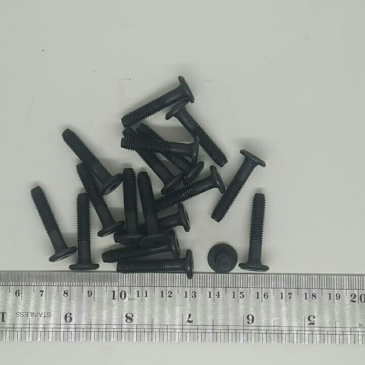 BAUT JCBC M6X30 HITAM BAUT FURNITURE BAUT DIPAN BAUT JCBC M6 X 30 BAUT JCBC 3CM BAUT KNOCK DOWN FURN