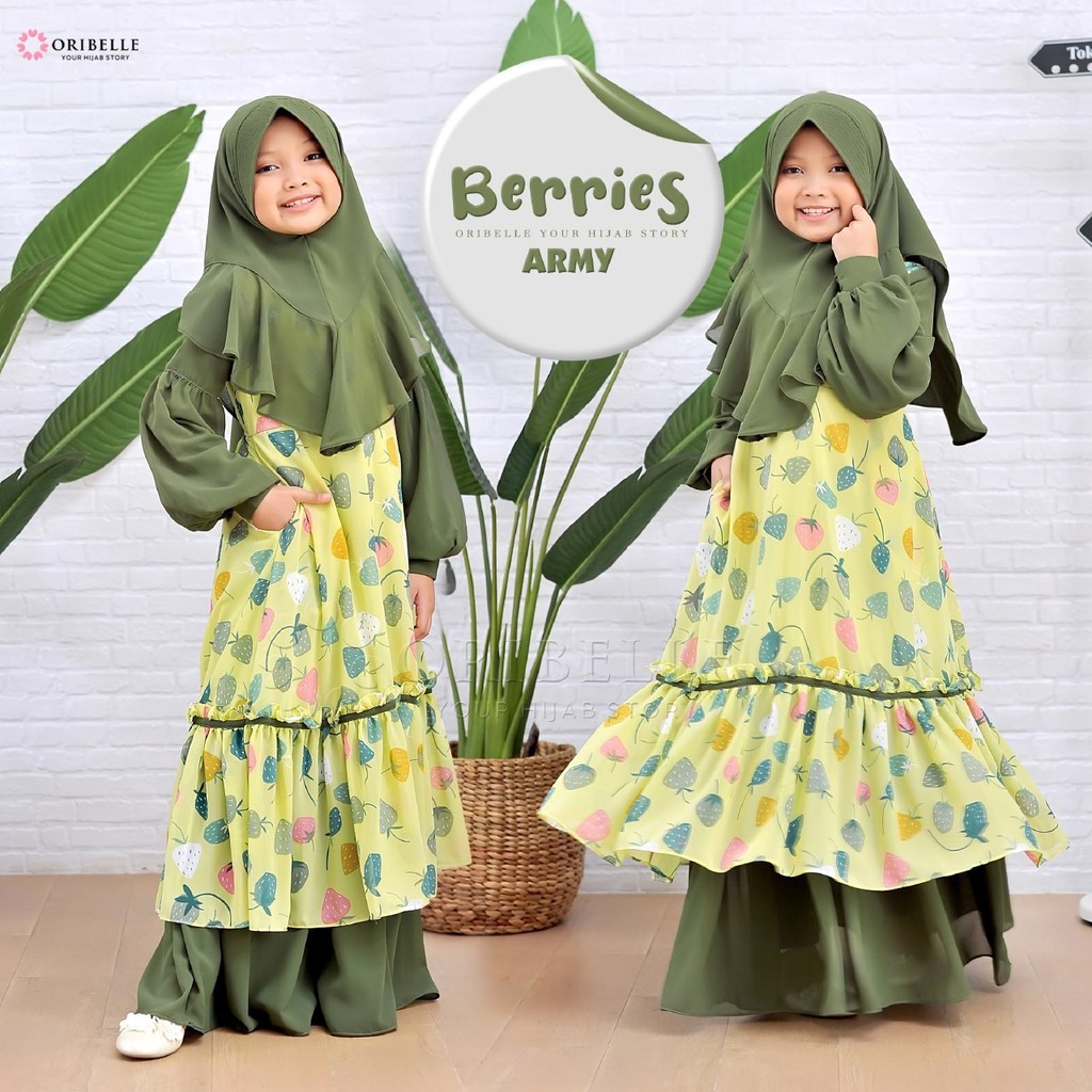 BERRIES By ORIBELLE Kids gamis anak remaja