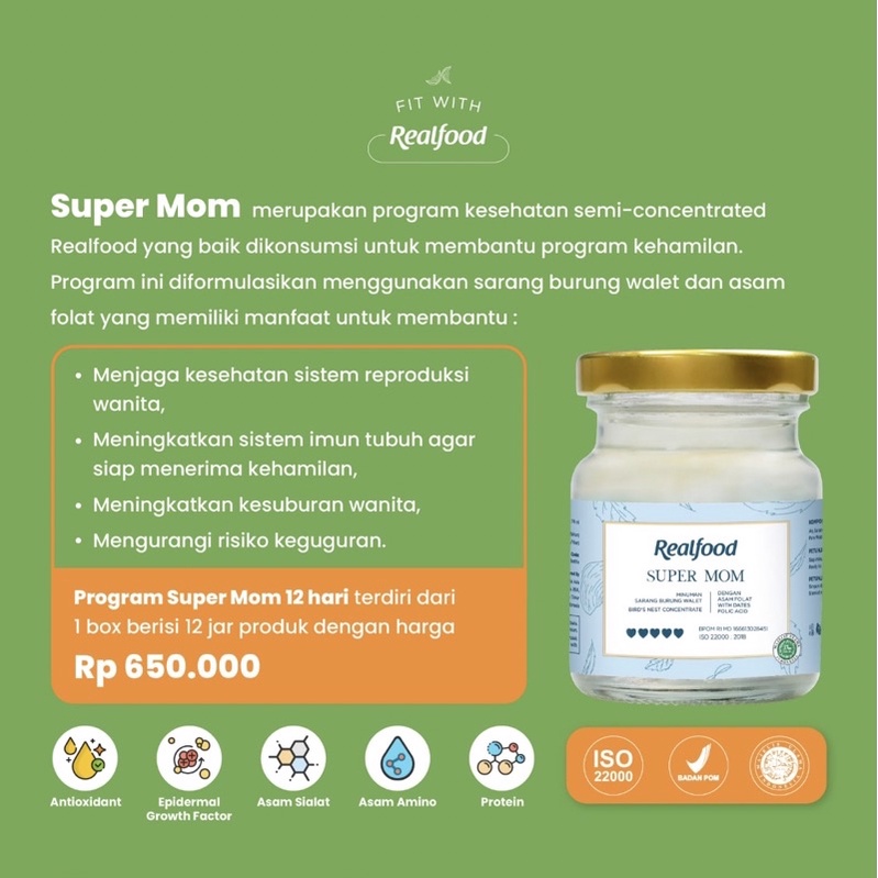 

Realfood super mom 12 jars