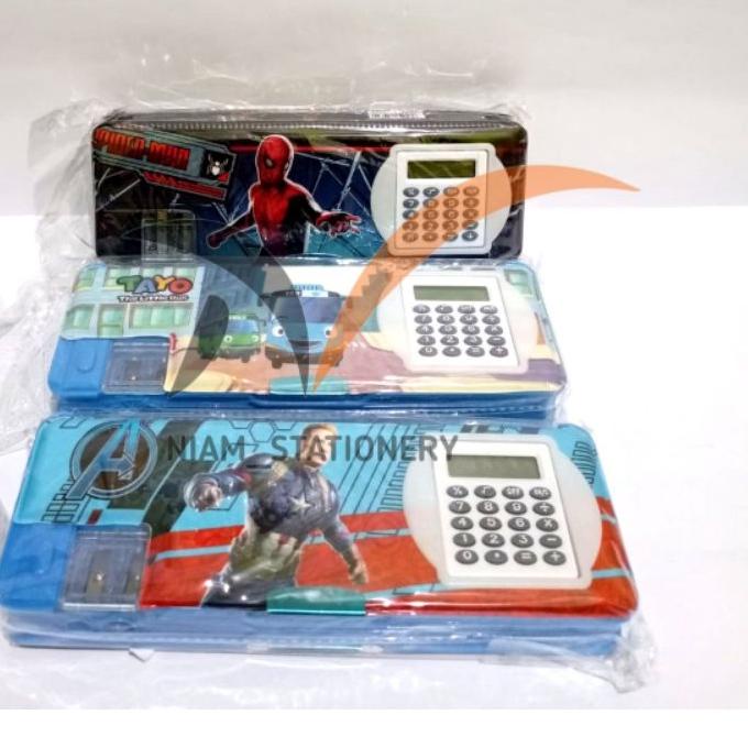 

SHOPEE MALL Kotak Pensil Tempat Pensil Magnet Kalkulator Anak Karakter Animasi Lucu
