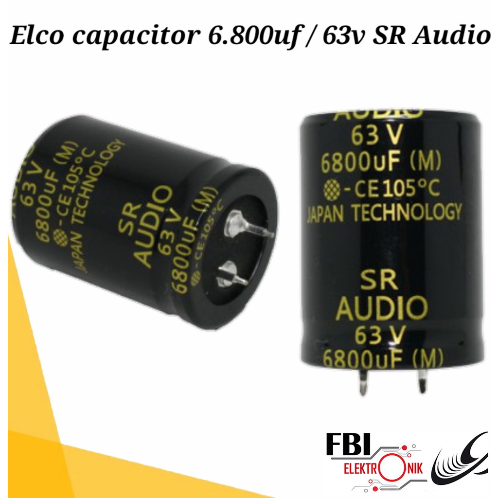 ELCO / KAPASITOR / CAPACITOR 6.800uF / 63V