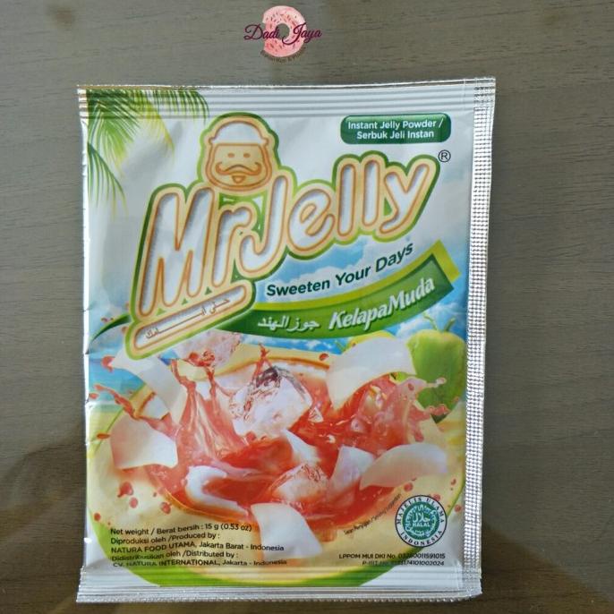 

Silahkan Order] Mr jelly kelapa muda 15g