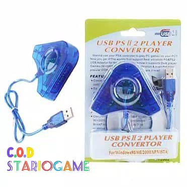 converter stik PS2 to PS3 / conventor Stik PS2 to PS3 doubel ORIGINAL Original original
