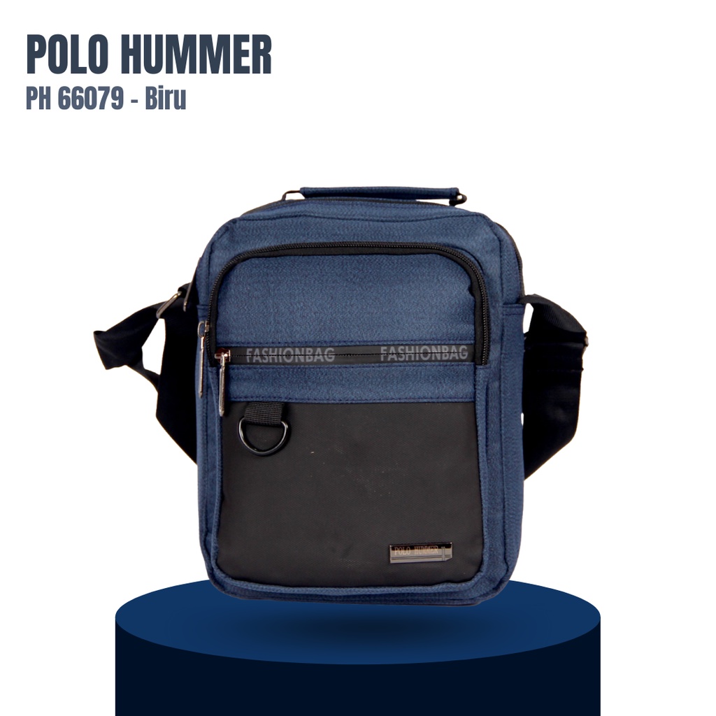 Tas Selempang Pria Kotak Sling Bag Tablet Ipad- Tas Import POLO HUMMER