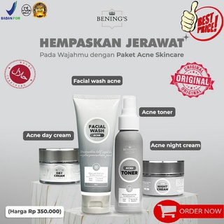 Bening's skincare dr oky pratama paket acne/bening clinic/bening skincare