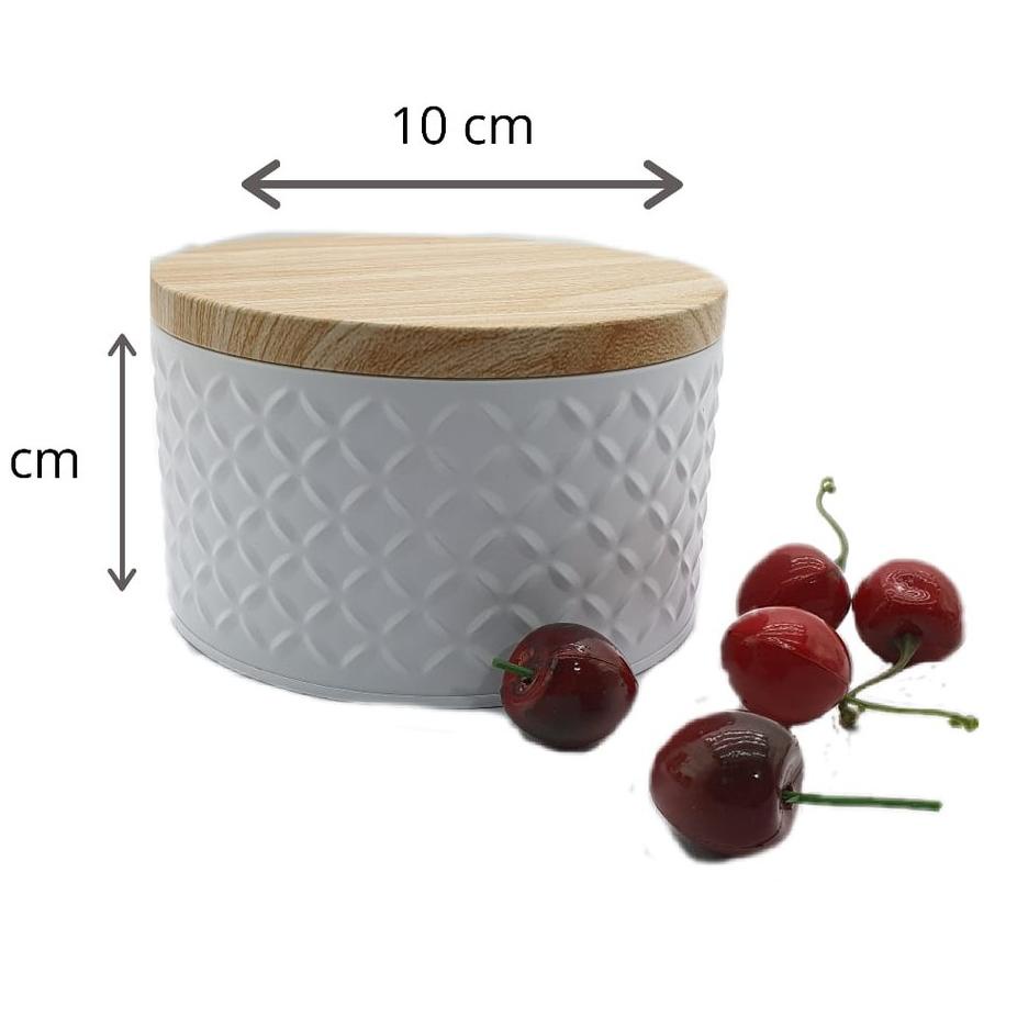 Promo❊ MAMIMIMY KALENG TEMPAT WADAH TOPLES MULTIFUNGSI HAMPERS BUMBU GARAM GULA TEH KOPI COOKIES KT1