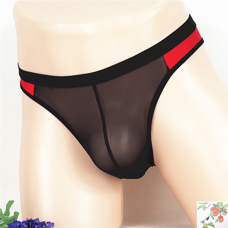 Celana dalam pria g string sexy transparant Pakaian Dalam Boxer Y037