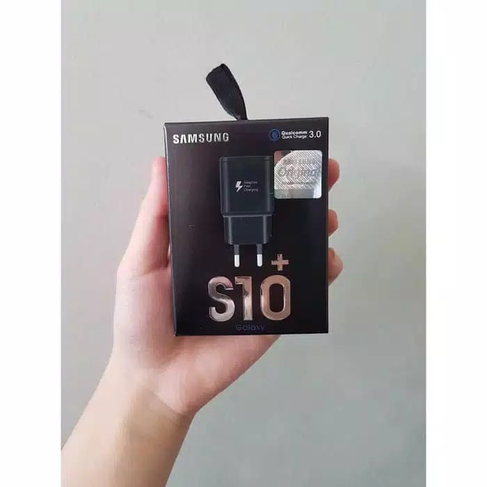S10+ HEAD CHARGER KEPALA BATOK CHARGER SAMSUNG FAST CHARGING