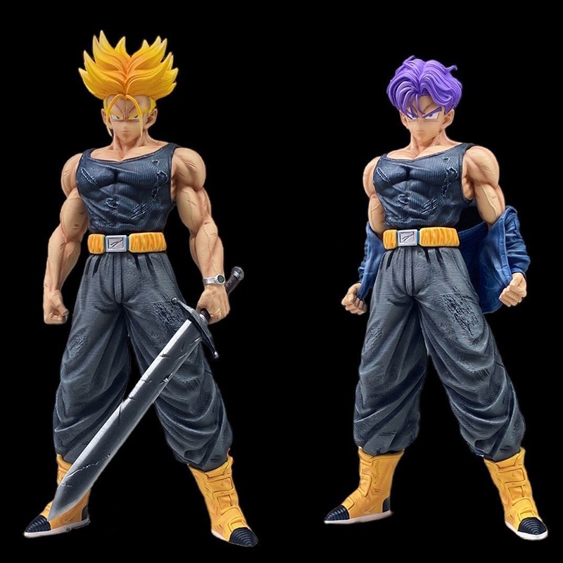 Mainan Action Figure Anime Dragon Ball Z Torankusu GK Super Saiyan LC Legend of Guild Wars Trunks Bahan PVC Ukuran 29cm