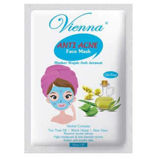 Vienna Face Mask viena masker wajah Face Food Peel off 100 ...