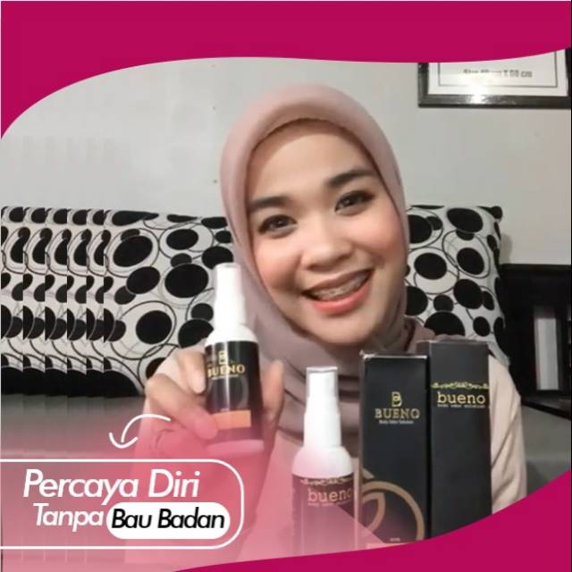 Deodorant Spray Bueno Original New Edition - Beli 3 Gratis 2 Parfum