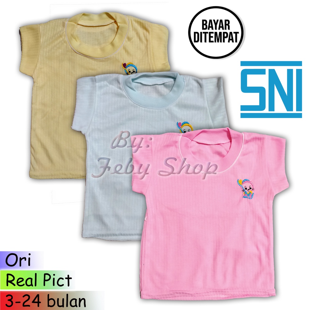 Kaos Oblong Bayi Murah Motif Salur