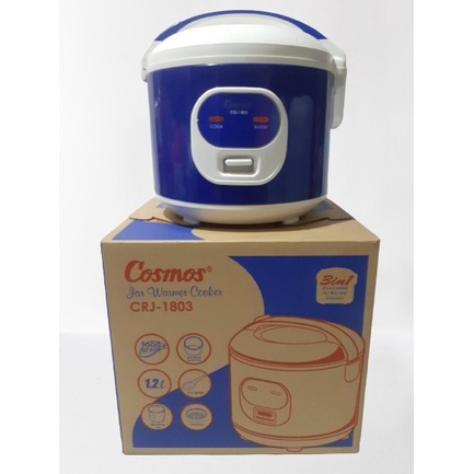 Rice Cooker Magic Com Cosmos Kapasitas 1.2 Liter CRJ-1803 3IN1 MANTAP