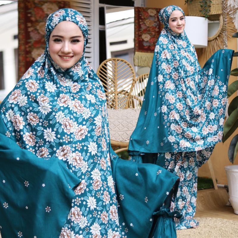 Mukena mukenah dewasa terbaru 2020 eklusip bali premium polos motif original model cantik elegan