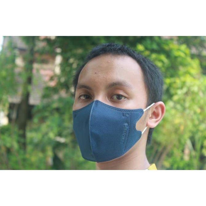 New Masker 4Ply Duckbill Dark Series Maskit - Abu, Earloop