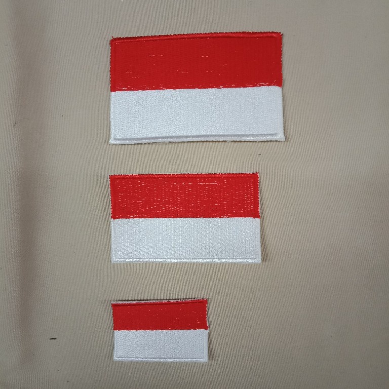 PATCH BORDIR BENDERA,NAMA,LOGO