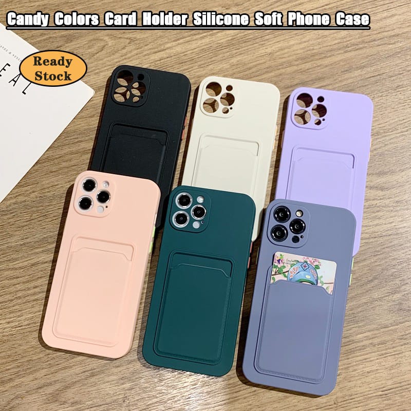 SOFTCASE CRACK PELINDUNG KAMERA + SLOT KARTU FOR REALME C21Y/C25Y/C12/C20/C21/C25