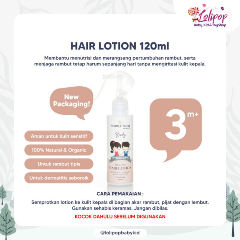 Beauty Barn Kid - Hair Lotion 120ml