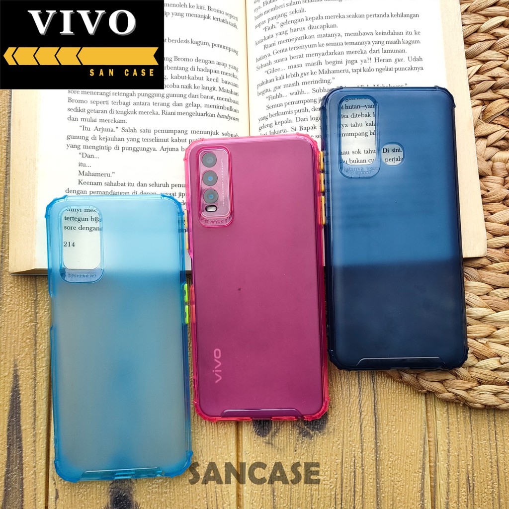 Vivo Case Jelly Pelindung Hp Vivo V20SE V20 Y95 Y91 Y93 Y81 Y83 Y53