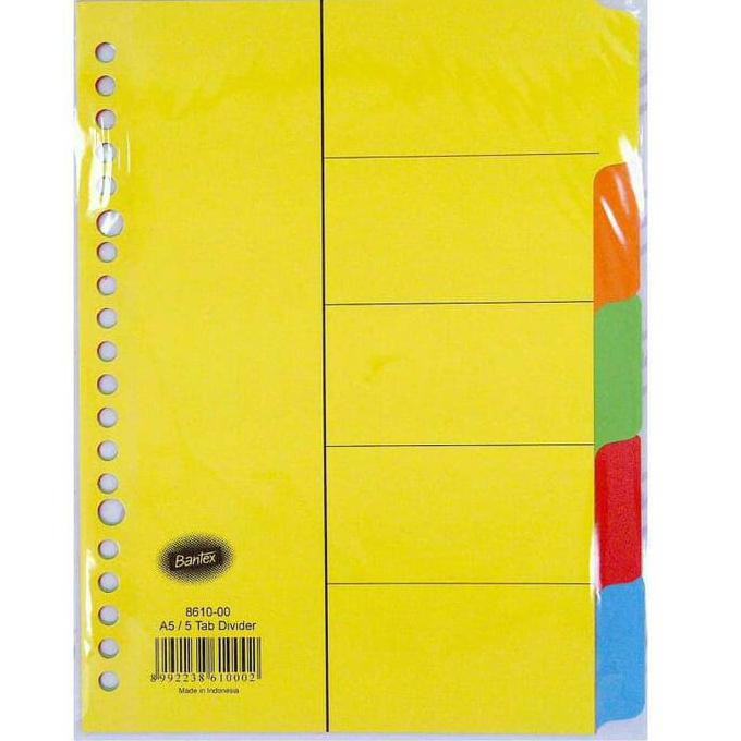 

PEMBATAS FILE A5 /DIVIDER BANTEX EXCLUSIVE