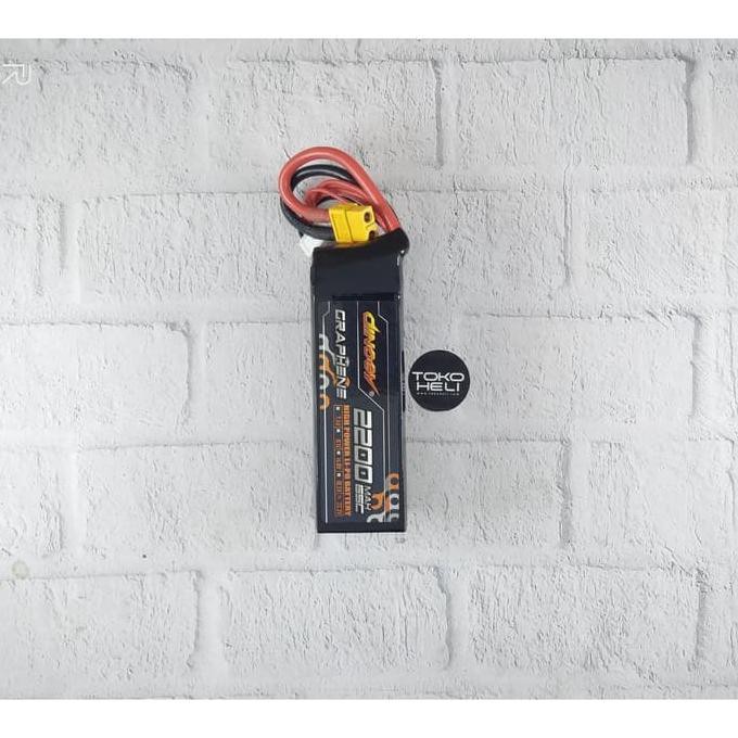 Dinogy Graphene 6S 2200mAh 65C 22.2V Lipo Battery XT60