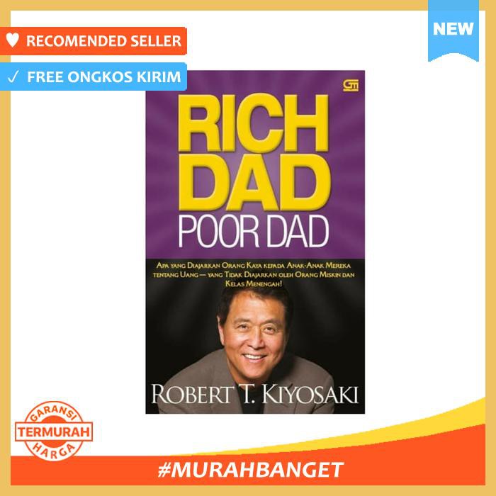 Buku Rich Dad Poor Dad Robert T Kiyosaki Shopee Indonesia