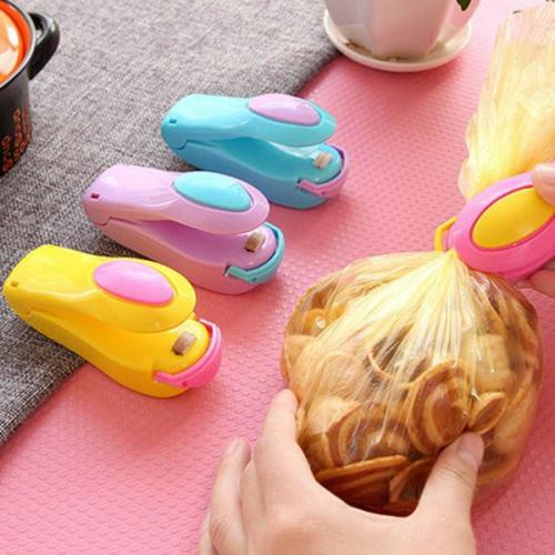 Hand Sealer Mini Perekat Press Plastik Elektrik Perekat Snack Segel Pengemas Penyegel Makanan