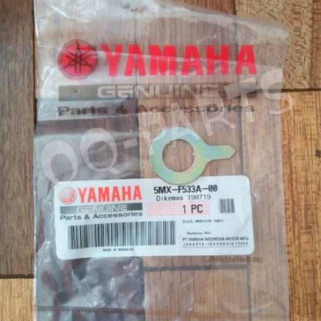 PLAT INDIKATOR KETEBALAN KAMPAS REM TROMOL YAMAHA JUPITER Z. NOUVO ASLI YAMAHA