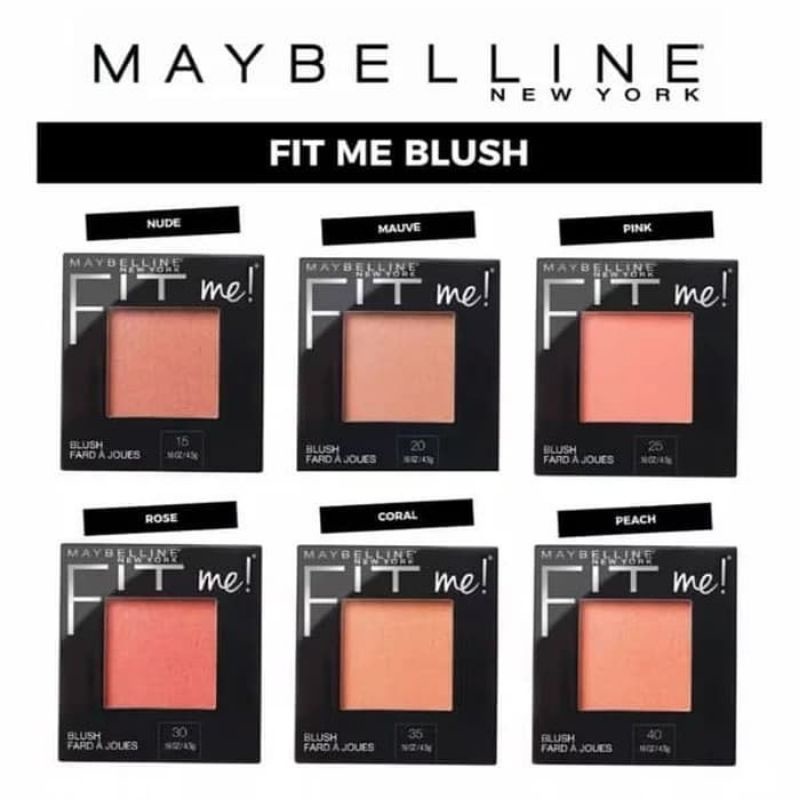 Maybelline Fit Me! Blush Make-Up Blush On Fit Me Untuk Wajah Lebih Cerah