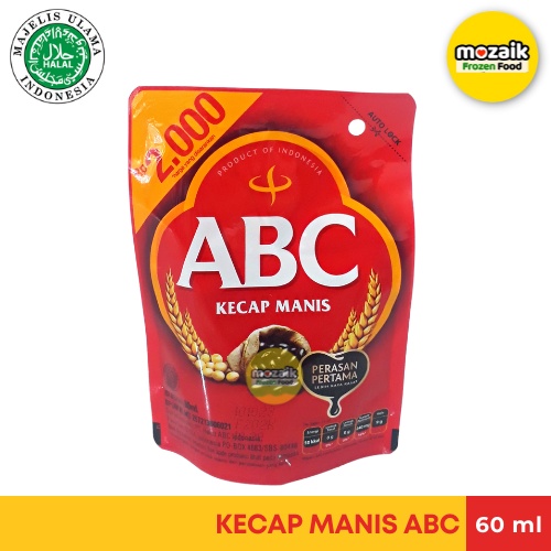 

ABC Kecap Manis 60 ml Frozen Mart Frozen Food Palembang