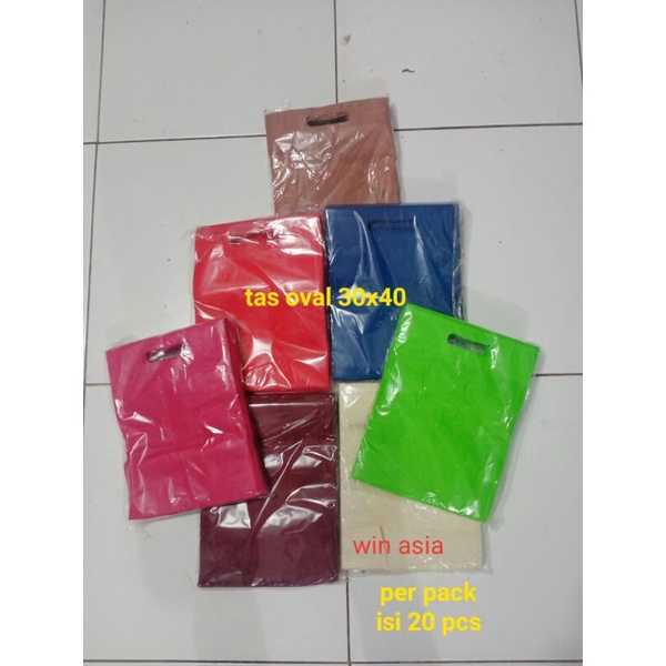 

Tas kain oval UK 30x40 - tas kain - paket murah meriah - tas kain - goodie bag - tote bag - tas souvenir