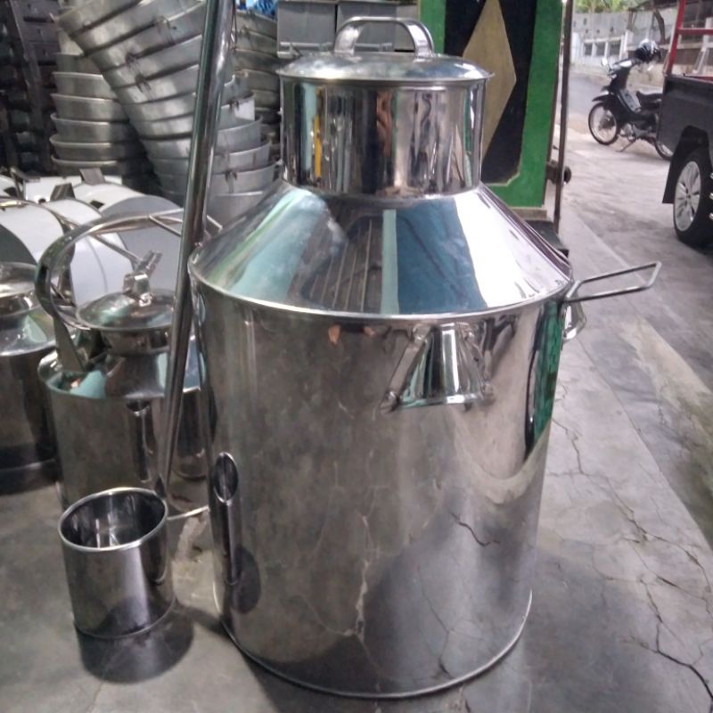 Dandang Bajigur / Dandang rebus Jahe Stainless / Dandang Jahe / Panci rebus Jahe - Bajigur