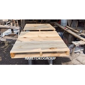 PALET KAYU JATI BELANDA TATAKAN KASUR SUDAH DI FERNIS HALUS UK 200X160X12CM